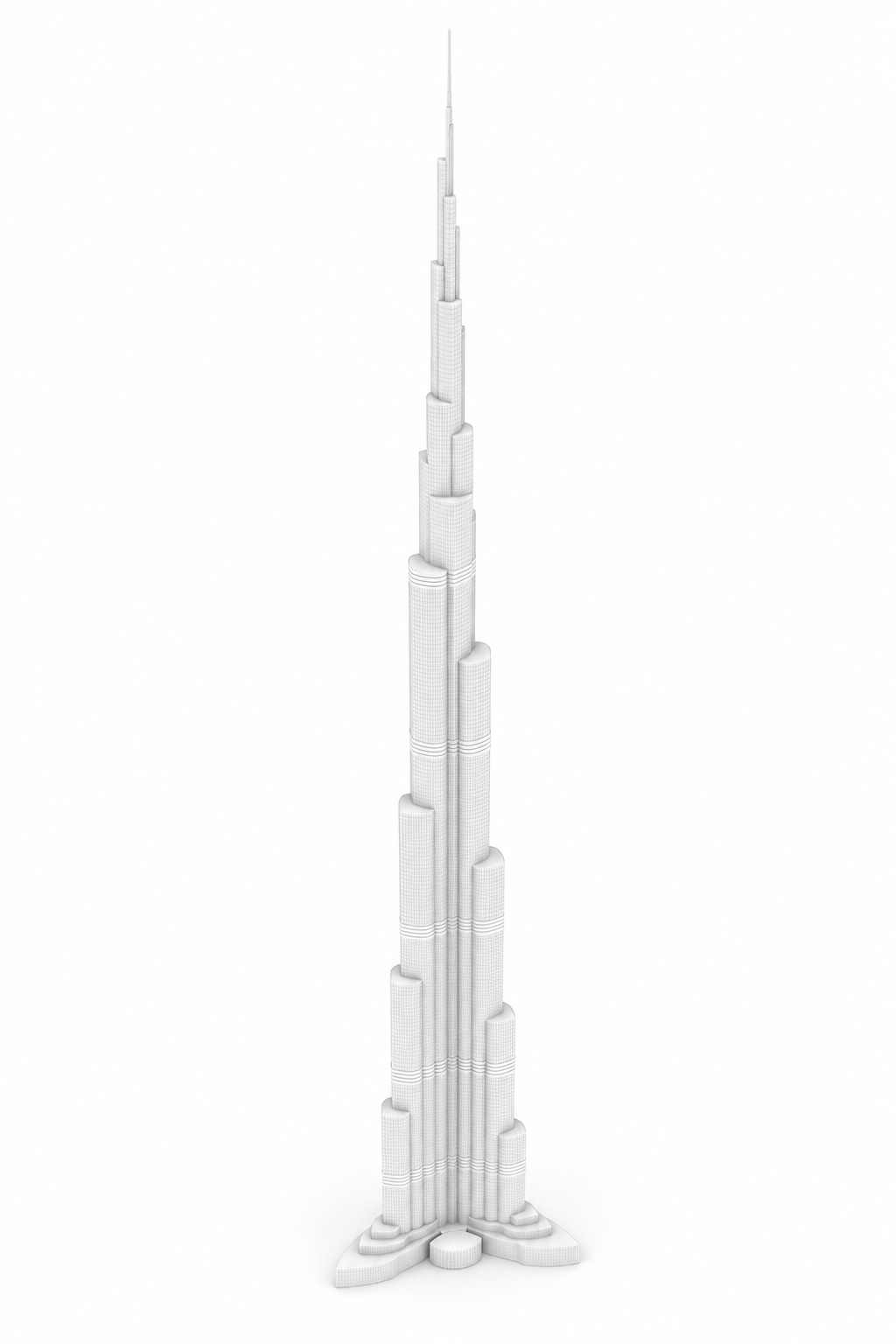 Burj Khalifa 3D Frame