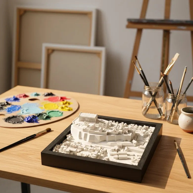 Ancient Greek city model of Athens 3D