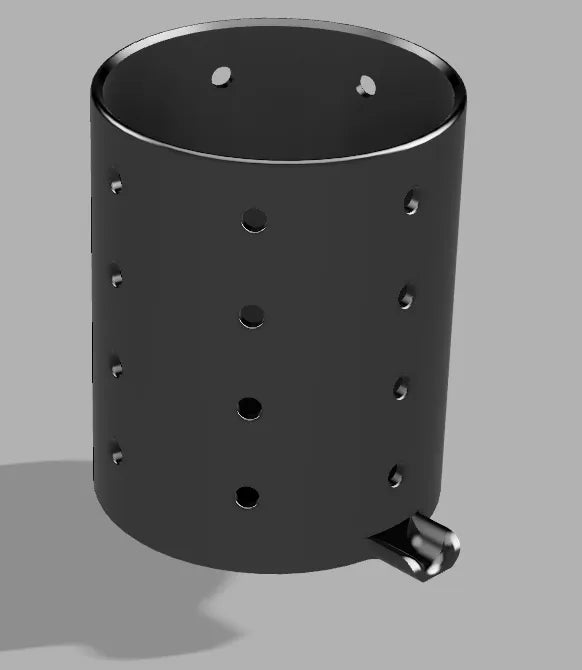 Utensil Drainer with Integrated Sink Spout -3D Print Model