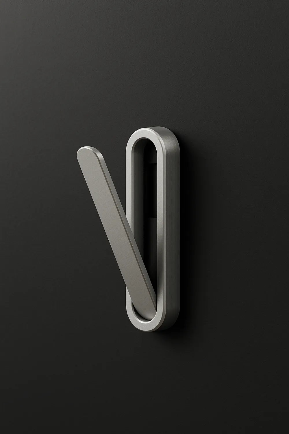 Tilting Wall Hook  Modern and Functional Design - 3D Print Model