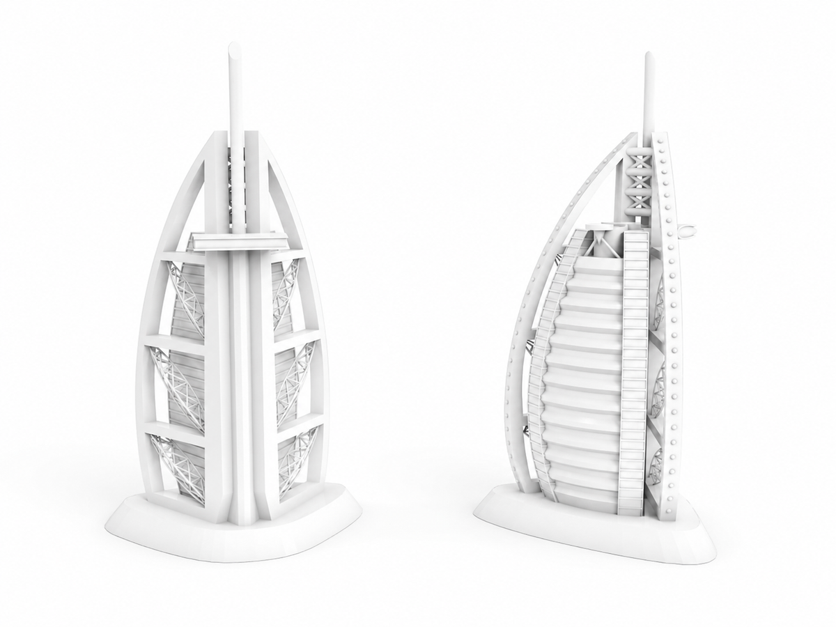 Burj AL Arab 3D Frame